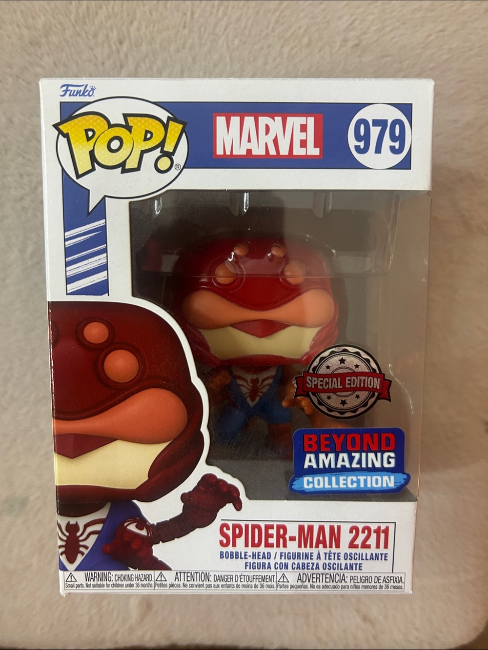 Funko Pop! Marvel Spider-Man 2211 - Red, Blue, Cream